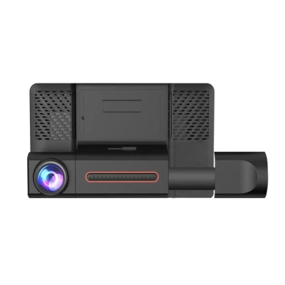 Camera auto de bord tripla Full HD 1080P 3 camere fata+interior+marsarier Senzor de coliziune G-senzor Filmare continua Vedere nocturna