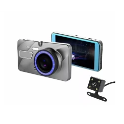 Camera Auto Dubla 4 LED