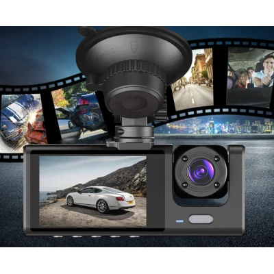 Camera auto DVR trei camere fata spate interior 1920*1296p super HD unghi larg de filmare 170 grade