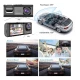 Camera auto DVR trei camere fata spate interior 1920*1296p super HD unghi larg de filmare 170 grade