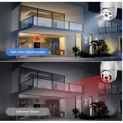 Camera de supraveghere 1920x1080p cu 8 LED Wifi 2MP zoom digital 4X