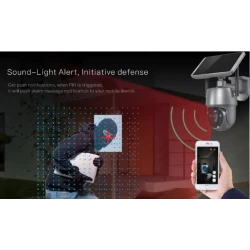 Camera de supraveghere CCTV Q SX01 Audio Bidirectionala cu panou solar 4G