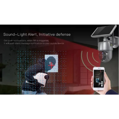 Camera de supraveghere CCTV Q SX01 Audio Bidirectionala cu panou solar 4G