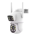 Camera de supraveghere cu lentila duala de 4MP x 2 WIFI 2.4GHZ Audio bidirectionala
