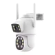 Camera de supraveghere cu lentila duala de 4MP x 2 WIFI 2.4GHZ Audio bidirectionala