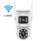 Camera de supraveghere cu lentila duala de 4MP x 2 WIFI 2.4GHZ Audio bidirectionala
