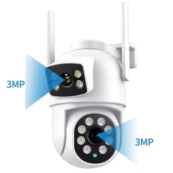 Camera de supraveghere cu lentila duala de 4MP x 2 WIFI