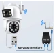 Camera de supraveghere cu lentila duala de 4MP x 2 WIFI