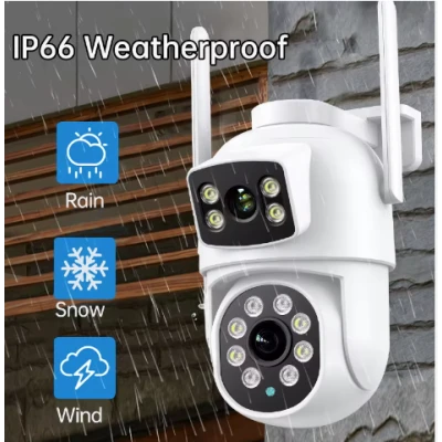 Camera de supraveghere cu lentila duala de 4MP x 2 WIFI