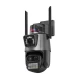 Camera de Supraveghere dubla WIFI Rotativa cu Sirena 8MP