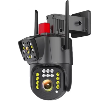 Camera de supraveghere FullHd 4MP PTZ WiFi exterior/interior Night Vision Color Comunicare bidirectionala Intelligent tracking