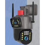 Camera de supraveghere FullHd 4MP PTZ WiFi exterior/interior Night Vision Color Comunicare bidirectionala Intelligent tracking