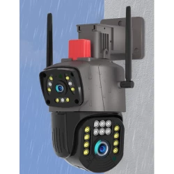 Camera de supraveghere FullHd 4MP PTZ WiFi exterior/interior Night Vision Color Comunicare bidirectionala Intelligent tracking
