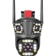 Camera de supraveghere inteligenta 4K cu senzor de miscare LED infrarosii si lumini LED albe