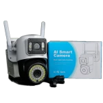 Camera de supraveghere IP 2 EYES VIEW 2 ECRANE in acelasi timp 5.0MPX rotire 360 ​​​​de grade vedere pe timp de noapte 