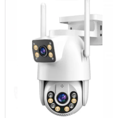 Camera de supraveghere JORTAN 9697 cu 2 camere 4MP Wireless PTZ IP Color Night Vision