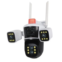 Camera de supraveghere profesionala WIFI G555 Full HD Zoom 10X cu 4 lentile
