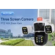 Camera de supraveghere profesionala WIFI G555 Full HD Zoom 10X cu 4 lentile