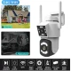 Camera de supraveghere PTZ  WIFI 2.4G audio bidirectionala si lentila dual ALB