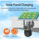 Camera de supraveghere V380 cu panou solar 8MP Detectare PIR lentile duble GRI