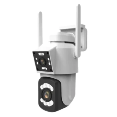 Camera de supraveghere WIFI cu lentila duala 4K Rezolutie 3MP