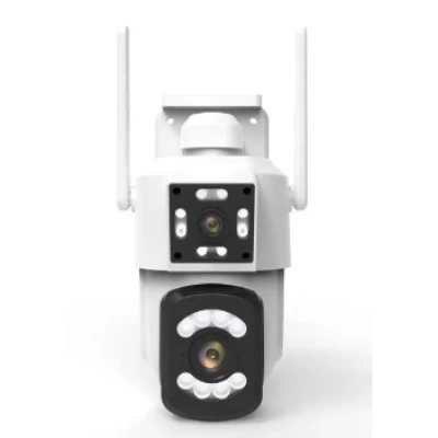 Camera de supraveghere WIFI cu lentila duala 4K Rezolutie 3MP