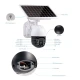 Camera de supraveghere Wifi cu Panou Solar Atasat si Senzor de Miscare alert PTZ