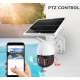 Camera de supraveghere Wifi cu Panou Solar Atasat si Senzor de Miscare alert PTZ