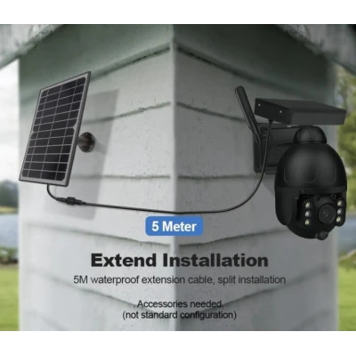 Camera Solara 5G Andowl Q SX80 Full HD Senzor PIR cu Stocare Multipla Zoom 4X 