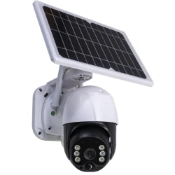Camera Supraveghere 4G Slot MicroSD Video cu Panou Solar Inclus 1080P XL Albe