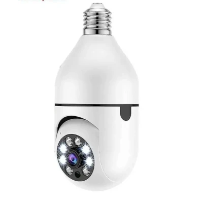 Camera supraveghere WiFi 8177HJ tip bec cu soclu E27 vedere nocturna