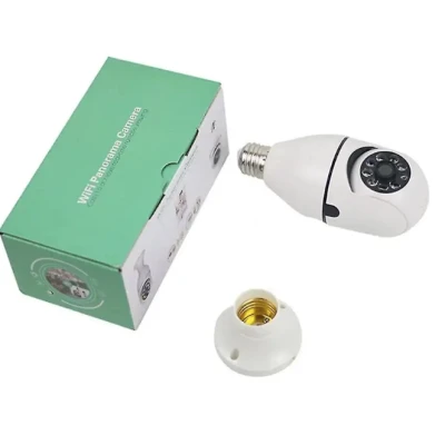 Camera supraveghere WiFi 8177HJ tip bec cu soclu E27 vedere nocturna