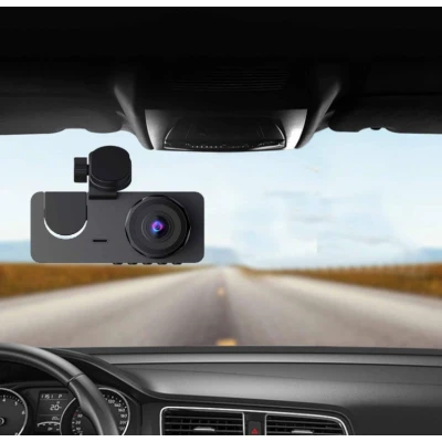 Camera tripla auto DVR 2 Full HD inregistrare automata