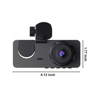 Camera tripla auto DVR 2 Full HD inregistrare automata