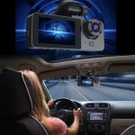 Camera tripla auto DVR 2 Full HD inregistrare automata