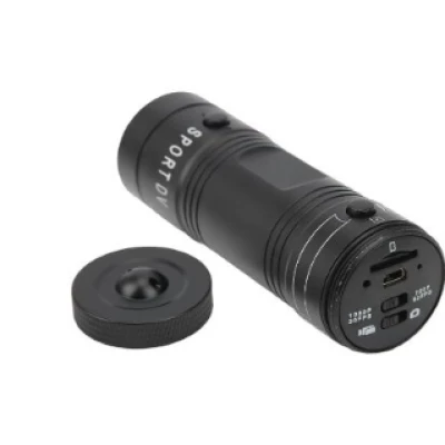 Camera video MINI F9 sport 1080p Full HD unghi larg de 120 grade  60 de cadre video poate fi montata pe casca sau bicicleta/motocicleta