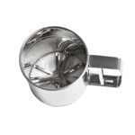 Cana cu sita pentru cernut faina,zahar pudra inox 250 gr