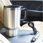 Cana termos auto cu adaptor pentru priza din masina 400 ml