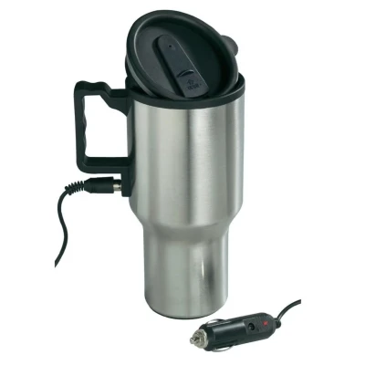 Cana termos auto cu adaptor pentru priza din masina 400 ml