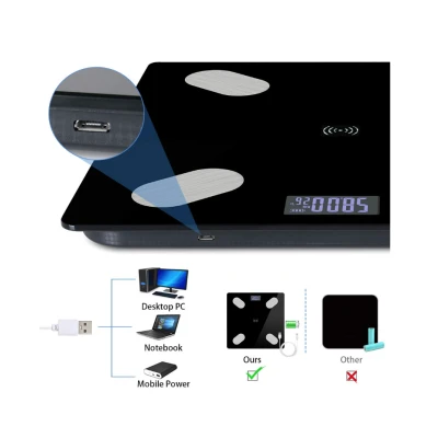 Cantar bluetooth cu analiza corporala Q D001