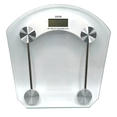 Cantar De Baie Display LCD Platforma Din Sticla Securizata 180 kg RD-E250