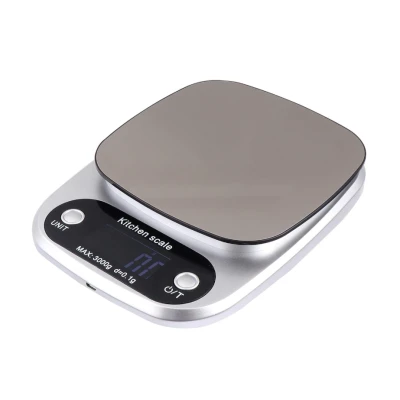 Cantar de bucatarie electronic cu display LCD GRI