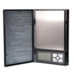 Cantar din plastic pentru bijuterii model notebook