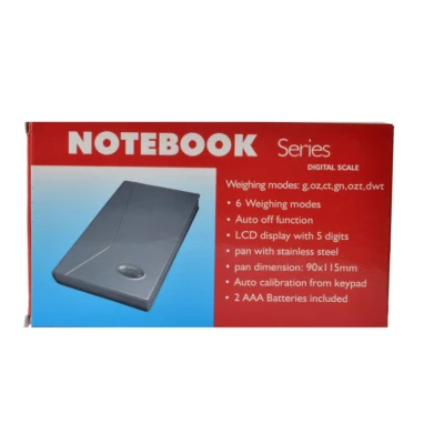 Cantar din plastic pentru bijuterii model notebook