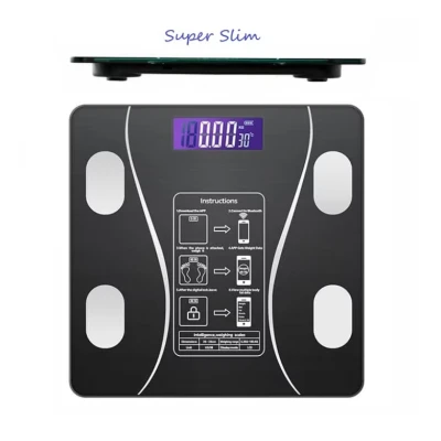 Cantar Electronic Ecran Digital Iluminat Compatibil Android/Ios cu Termometru AC-180