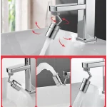Cap De Robinet Universal Rotativ 720 Grade Pentru Bucatarie Sau Baie Filtru Economizor Sita
