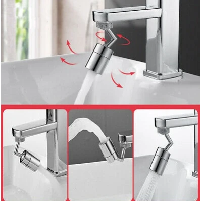 Cap De Robinet Universal Rotativ 720 Grade Pentru Bucatarie Sau Baie Filtru Economizor Sita
