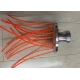 Cap tambur motocoasa metalic pentru colturi si spatii mici MX639 cu fir