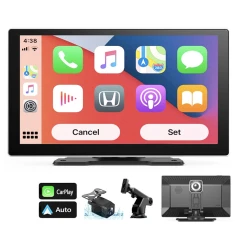 Carplay Q CA770 Ecran de 9,8 inchi 4K Android Auto cu camera de bord din spate