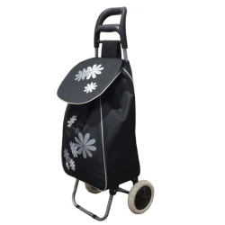 Carucior de piata pliabil Naimeed D4942 cu 2 roti 37 L Negru
